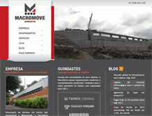 Tablet Screenshot of macromove.com.br